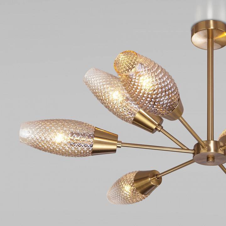 Люстра на штанге Eurosvet Thalia 60140/9 золото 60140/9