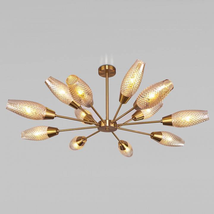 Люстра на штанге Eurosvet Thalia 60140/12 золото 60140/12