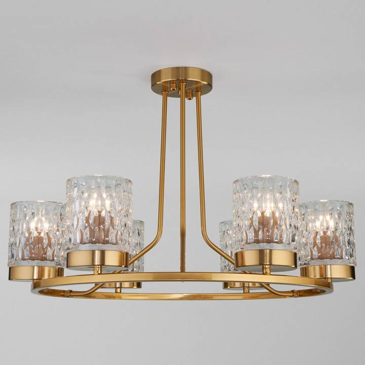 Люстра на штанге Eurosvet Calle 60127/6 латунь 60127/6