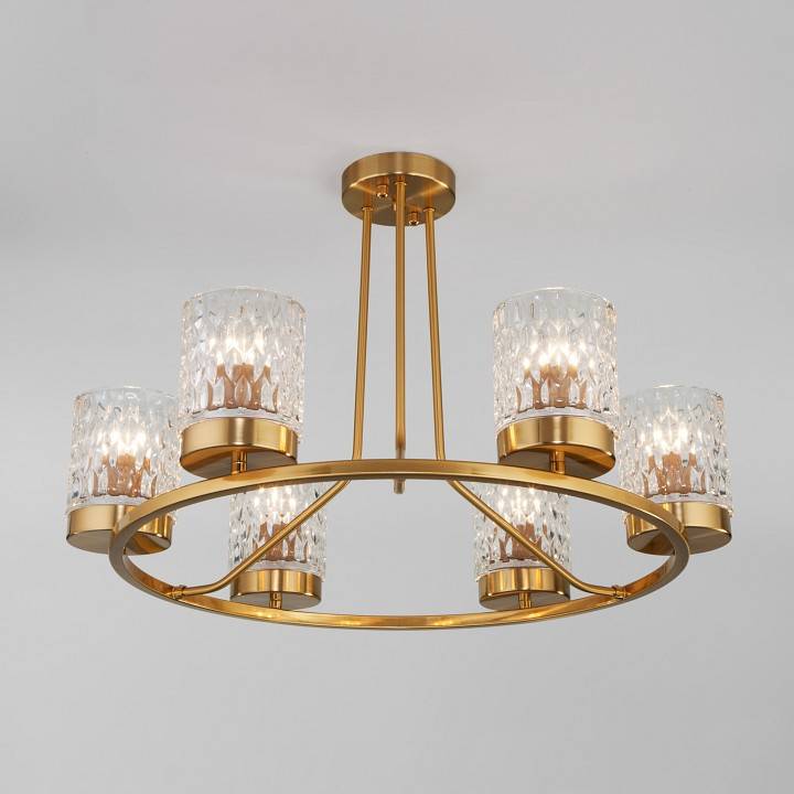 Люстра на штанге Eurosvet Calle 60127/6 латунь 60127/6