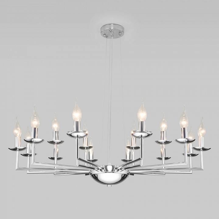 Подвесная люстра Eurosvet Cariso хром 60150/18