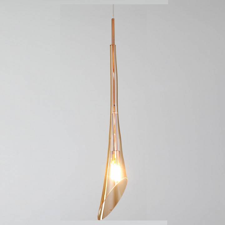 Подвесной светильник Eurosvet Folio 50224/1 янтарный