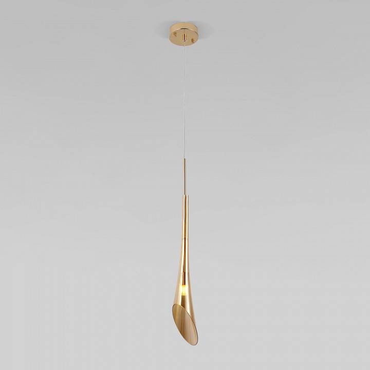 Подвесной светильник Eurosvet Folio 50224/1 янтарный