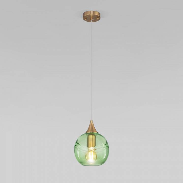 Подвесной светильник Eurosvet Lotus 50221/1 зеленый