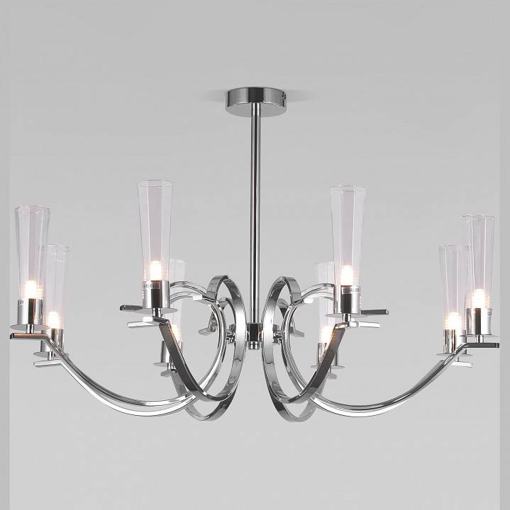 Люстра на штанге Eurosvet Rosher 60141/8 хром