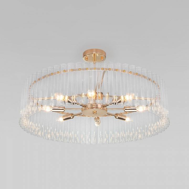 Люстра на штанге Bogate's Flamel 373/8 Smart золото