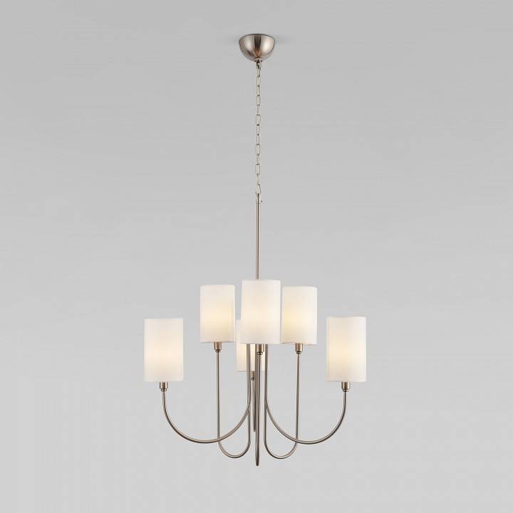 Подвесная люстра Eurosvet Abbey 60164/6 никель