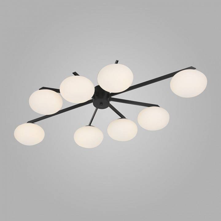 Потолочная люстра Eurosvet Opaline 70220/8 черный 70220/8