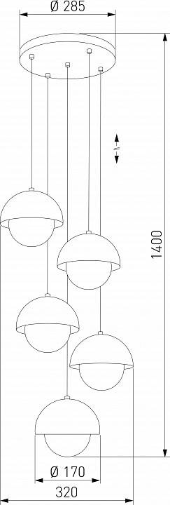Подвесной светильник TK Lighting Bono 10214 Bono