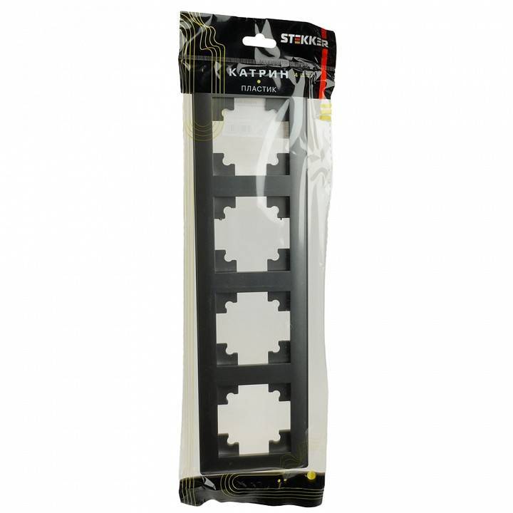 Рамка на 4 поста Stekker PFR00-7004-06 39810