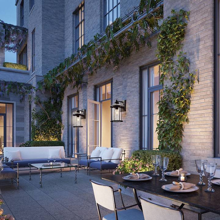 Светильник садово-парковый Feron Бордо 48388