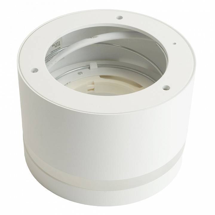 Светильник накладной Feron HL372 под лампу GU10 черный 48736