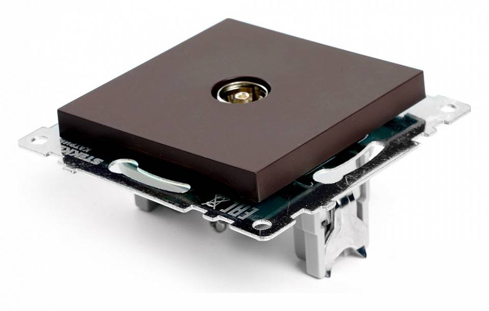 ТВ-розетка без рамки Stekker Катрин 49024