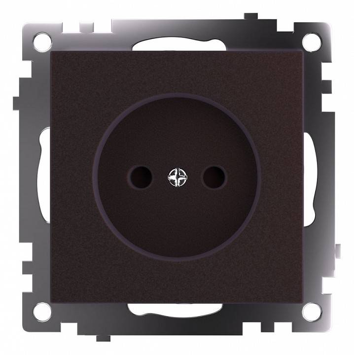 Розетка с заземлением и с шторками Stekker Катрин 49025