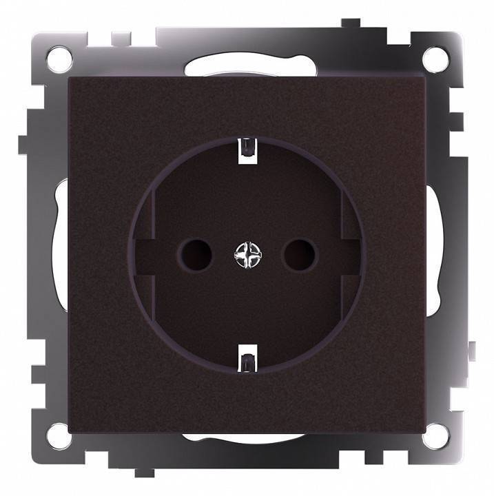 Розетка с заземлением и шторками без рамки Stekker Катрин 49028