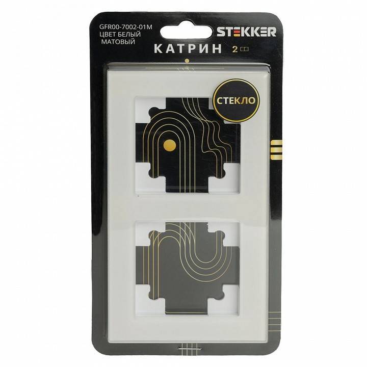 Рамка на 2 поста Stekker Катрин 49595