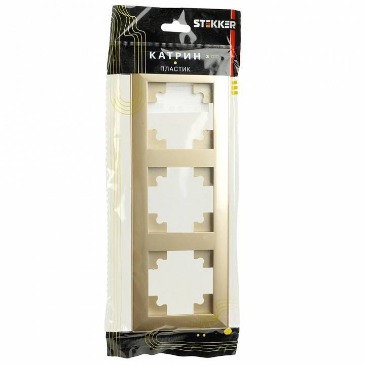 Рамка на 3 поста Stekker PFR00-7003-08 49608