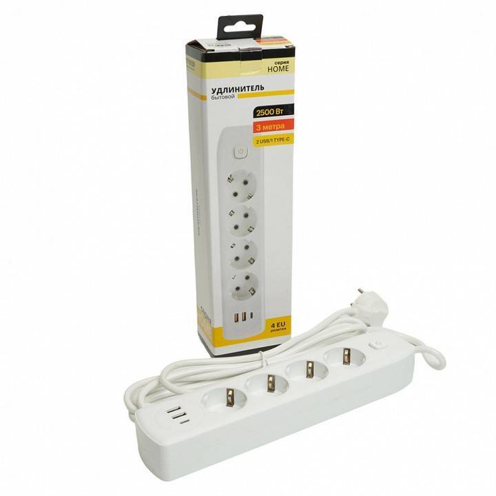 Удлинитель Stekker Home 49978