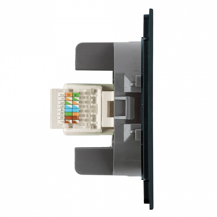 Розетка Ethernet RJ-45 без рамки Stekker Мия 50450