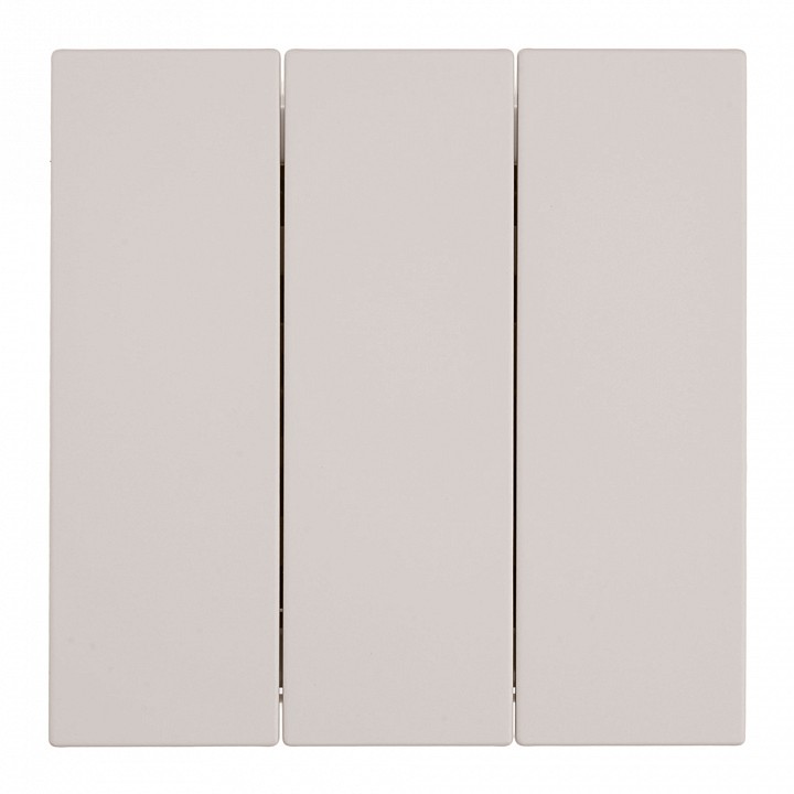 Выключатель трехклавишный без рамки Stekker Мия 50474