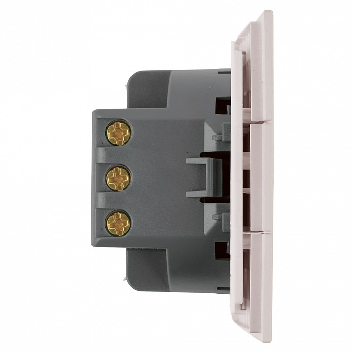 Выключатель трехклавишный без рамки Stekker Мия 50474