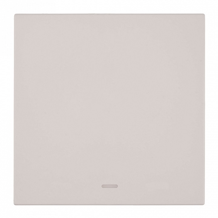 Выключатель одноклавишный с подсветкой без рамки Stekker Мия 50475