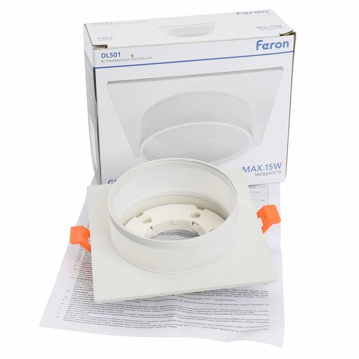 Встраиваемый светильник Feron DL500 51087
