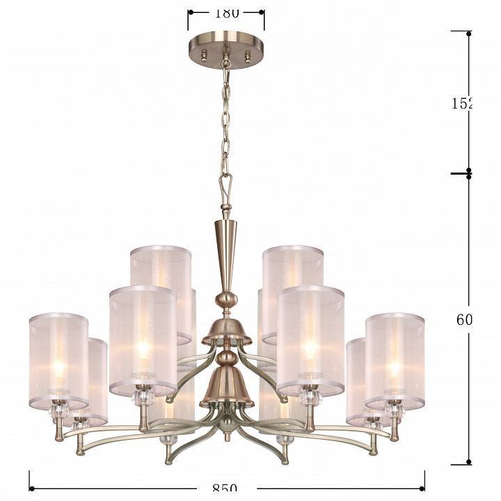 Подвесная люстра Favourite Laguna 12 ламп 2698-12P