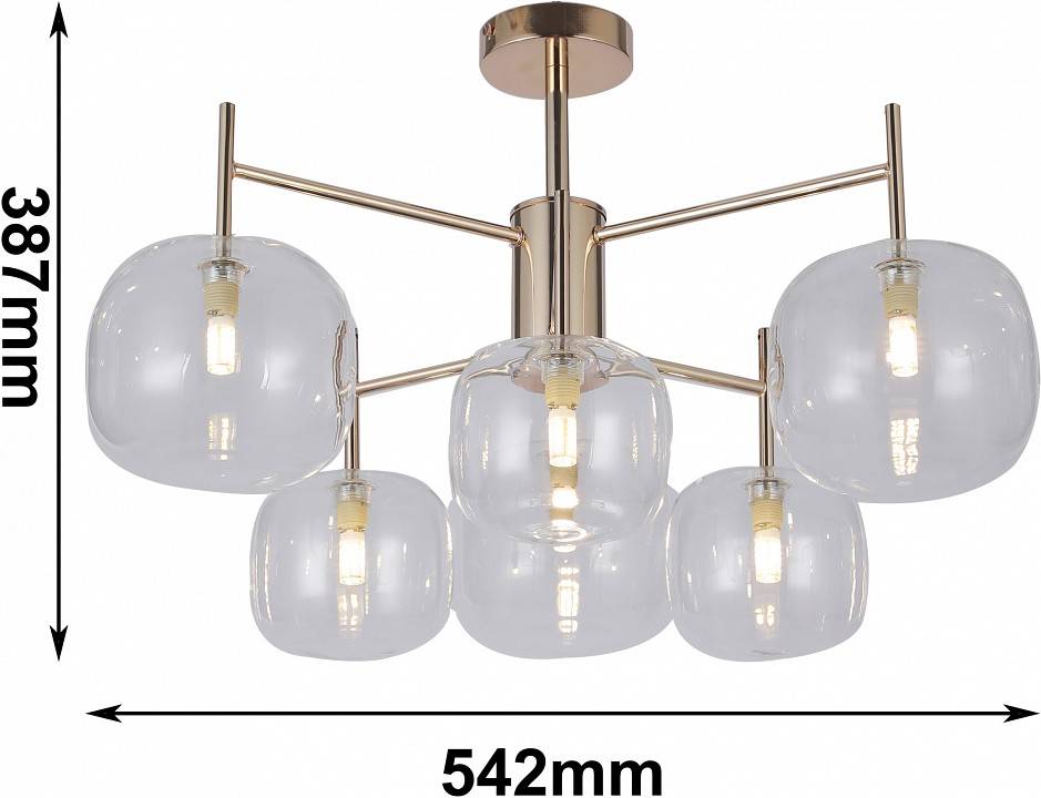 Люстра на штанге F-promo Beaker 6 ламп 2976-6P