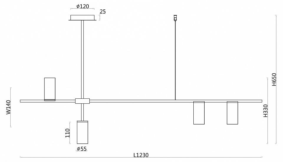 Подвесной светильник F-promo Shanku 3098-4P