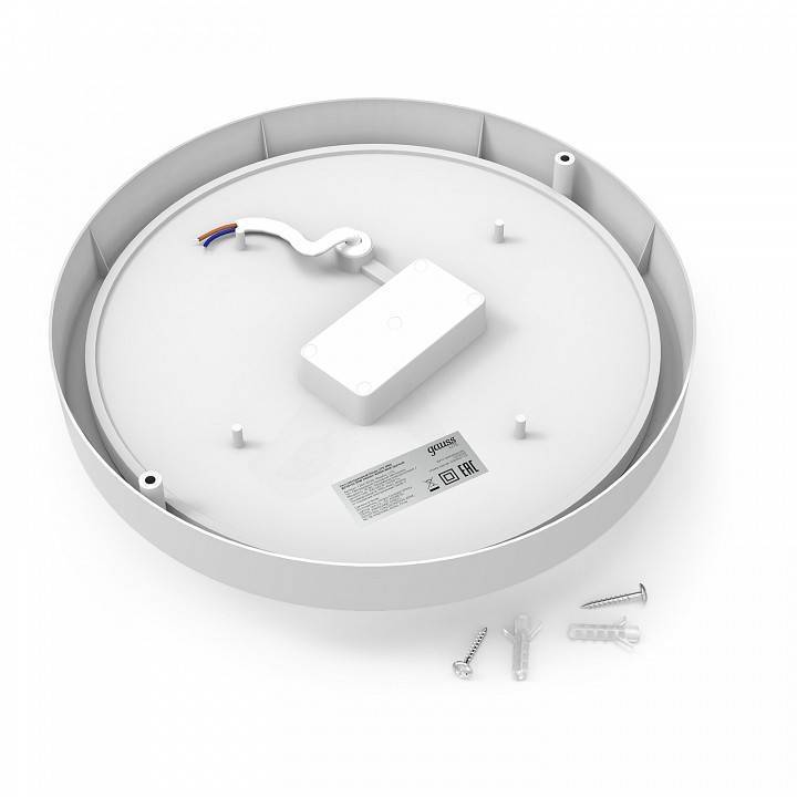 Светильник светодиодный накладной Gauss Lite круг 30 Вт 4000К 126418230