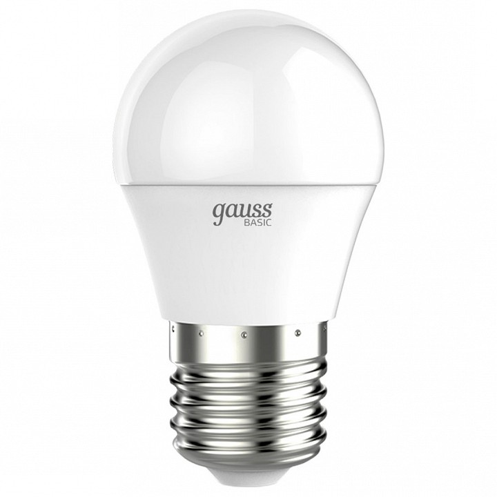 Лампа светодиодная Gauss Elementary E27 5.5 Вт 4000 K упаковка 10 шт 30532262