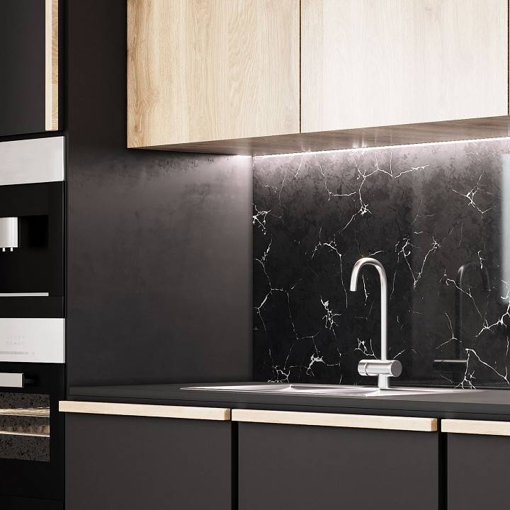 Гибкий неон Gauss Black NEON 220В 2 м синий 311000322