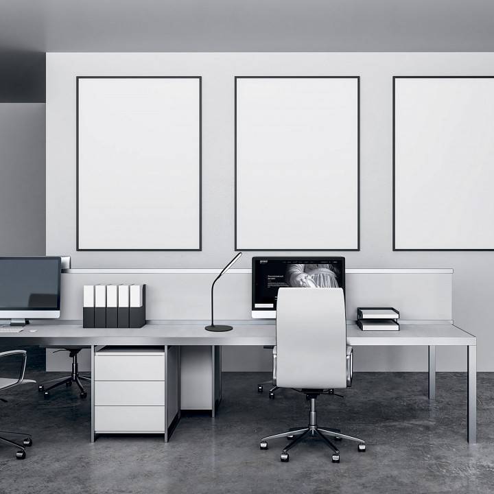 Настольная лампа офисная Gauss Qplus GT502 черная 10 Вт GT5022