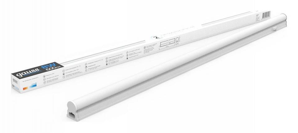 Светильник настольный Gauss TL Elementary E27 белый TL004