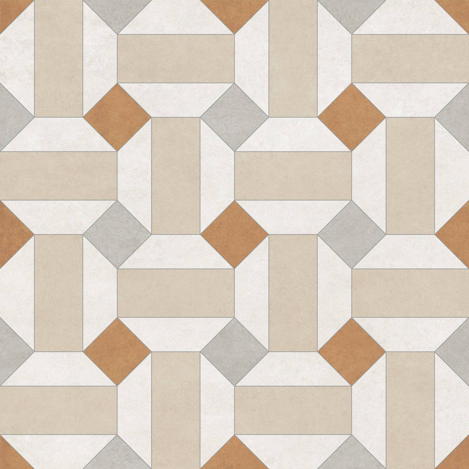 Керамогранит NewTrend Design Art Mix 3 матовый 200х200х8 мм GP2020DMX11