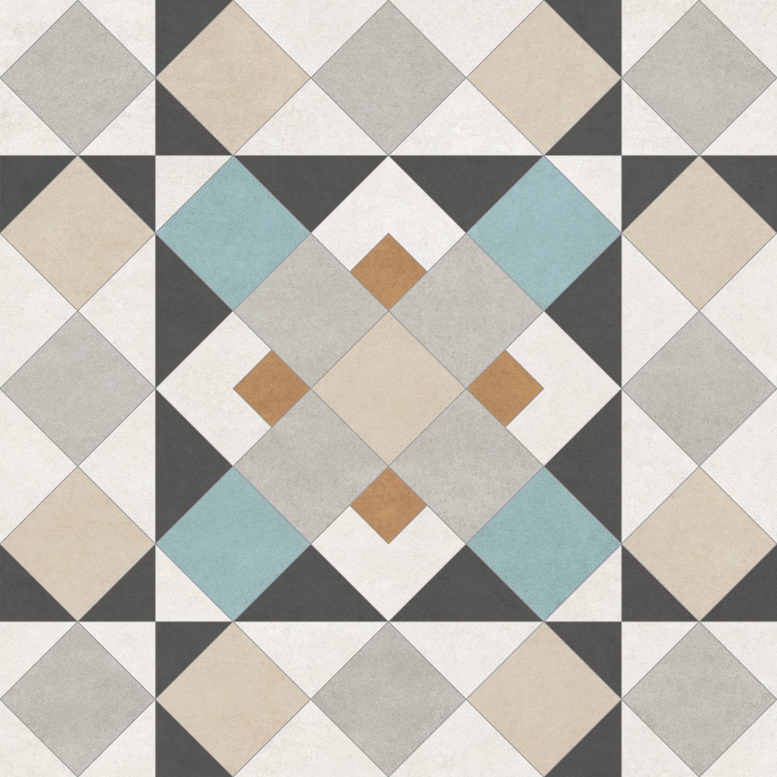 Керамогранит NewTrend Design Art Mix 3 матовый 200х200х8 мм GP2020DMX11