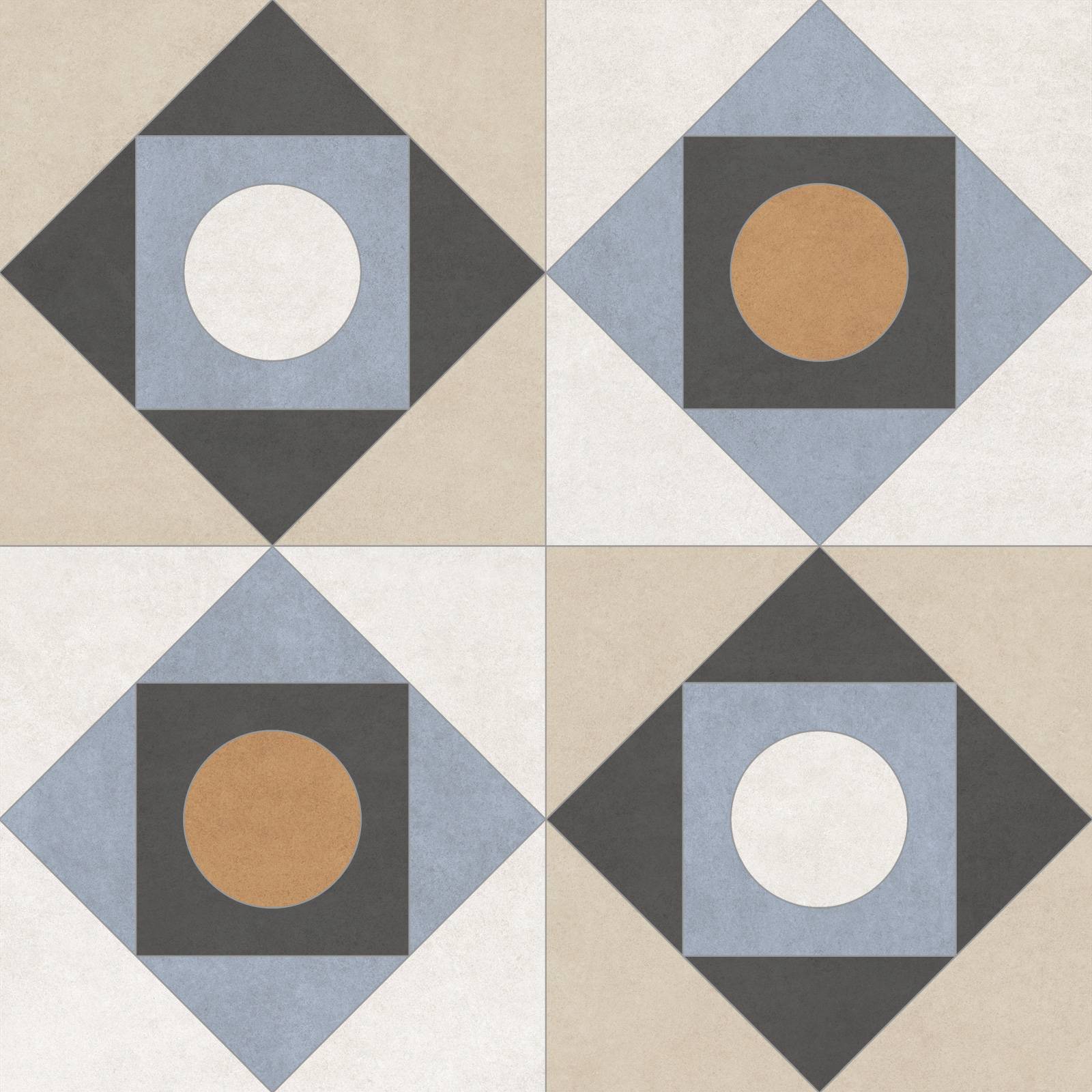 Керамогранит NewTrend Design Art Mix 3 матовый 200х200х8 мм GP2020DMX11