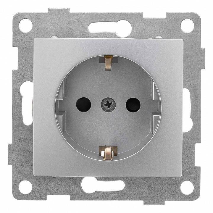 Розетка с заземлением и со шторкой, без рамки Gusi Electric BRAVO С10Р4-004