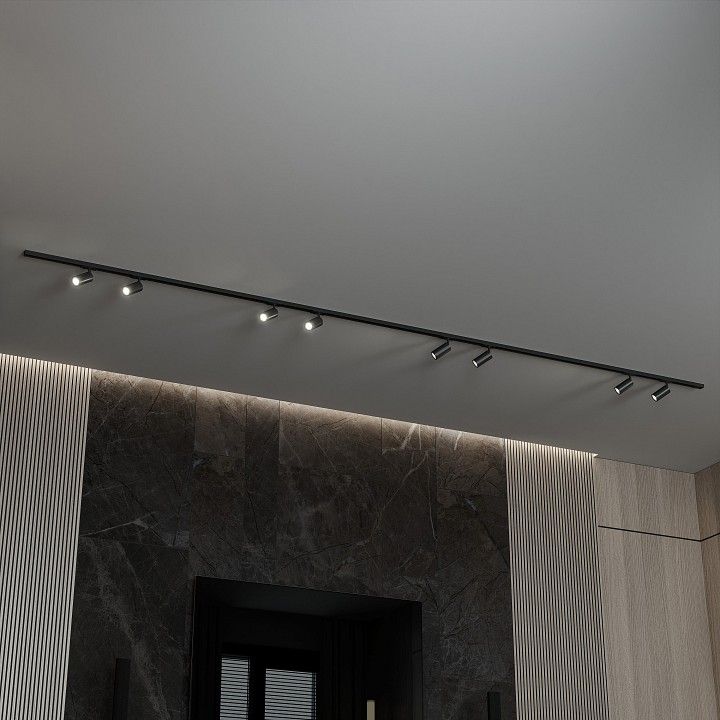 Комплект трековый Hesby Lighting №3 однофазная накладная Skylite HSBL_kompl_S003_NI4B4K