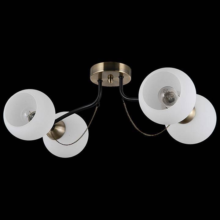 Потолочная люстра ILLUMICO IL0035 IL0035-4CSQ-79 BK AB