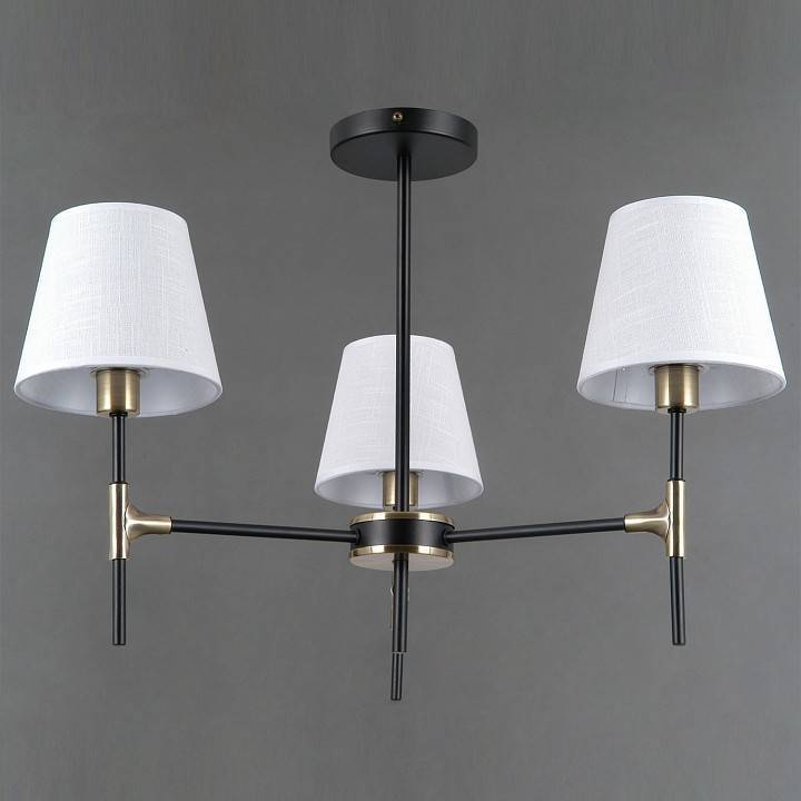 Люстра на штанге ILLUMICO CASTOR IL0185-3CSQ-24 BK AB CASTOR