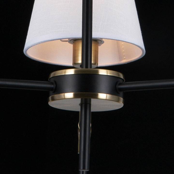 Люстра на штанге ILLUMICO CASTOR IL0185-3CSQ-24 BK AB CASTOR