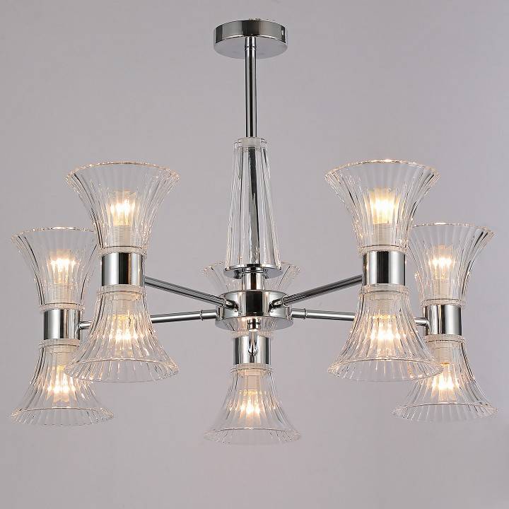 Люстра на штанге ILLUMICO  IL0288-10P-79 CR