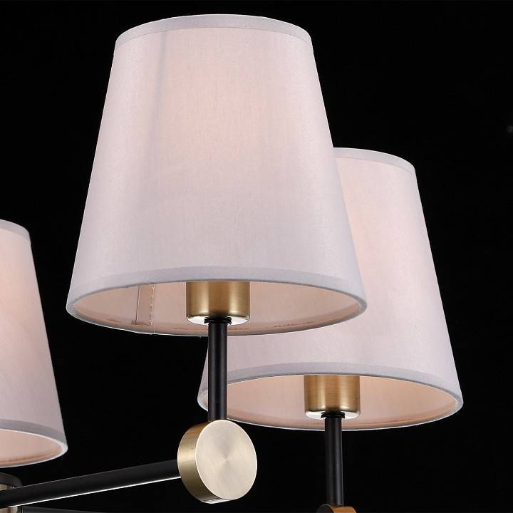 Люстра на штанге ILLUMICO CASTOR IL0394-5CSQ-24 BK AB CASTOR