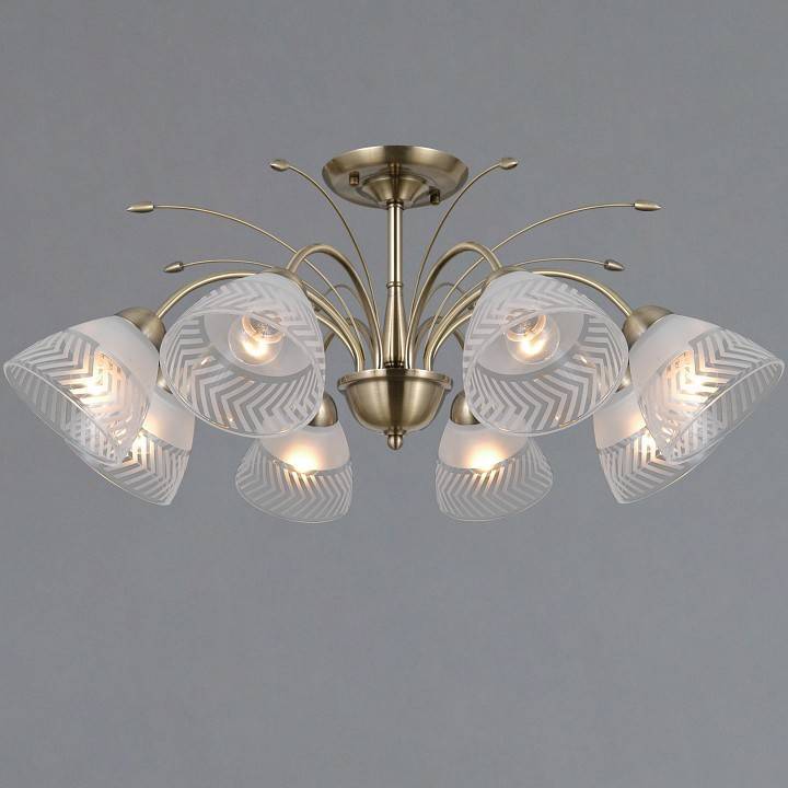 Люстра на штанге ILLUMICO AREZZO IL0594-8CSQ-25 AB