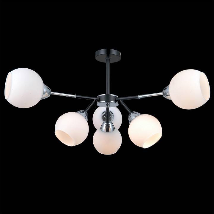 Люстра на штанге ILLUMICO LIBRA IL0715-6CSQ-24 BK CR LIBRA