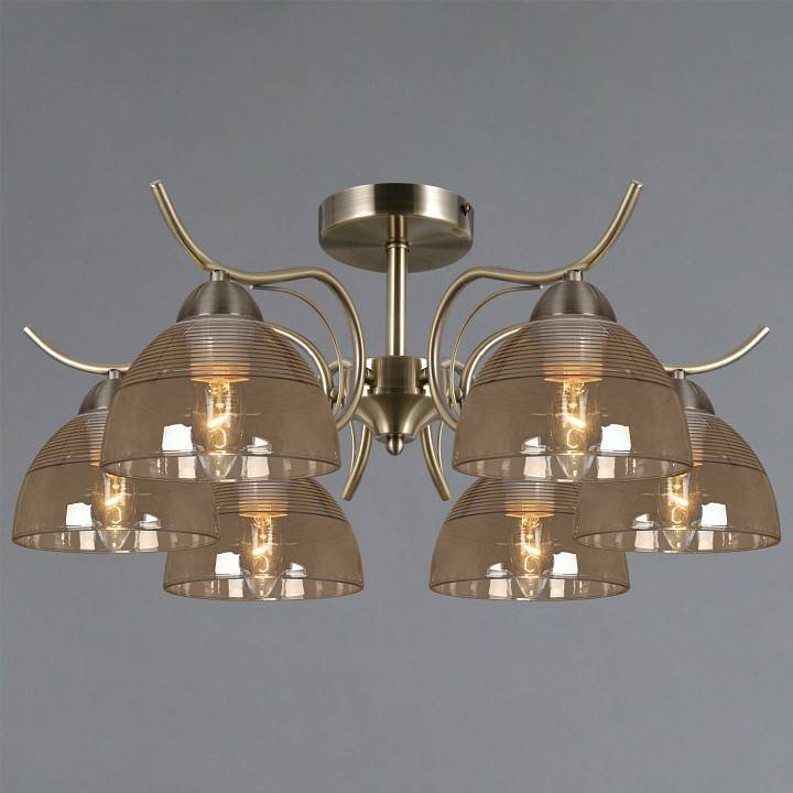 Люстра на штанге ILLUMICO AREZZO IL0733-6CSQ-25 AB AREZZO