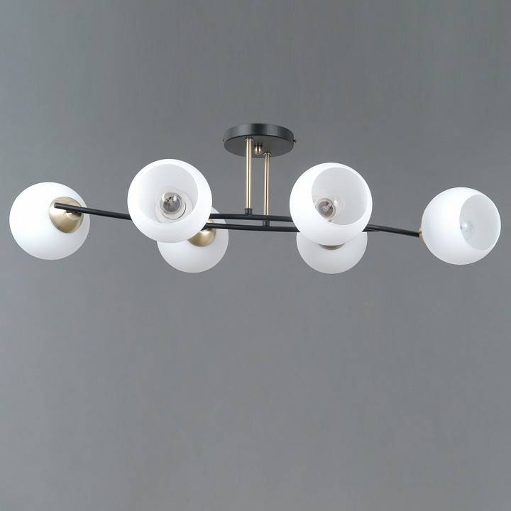 Потолочная люстра ILLUMICO TRENTO IL0798-6CSQ-25 BK AB TRENTO