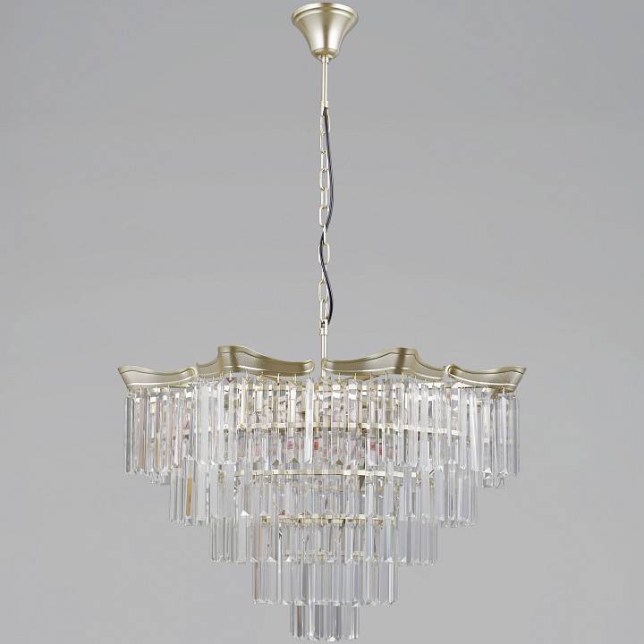 Подвесная люстра ILLUMICO LYRA IL3575-8+4PSQ-24 GD LYRA